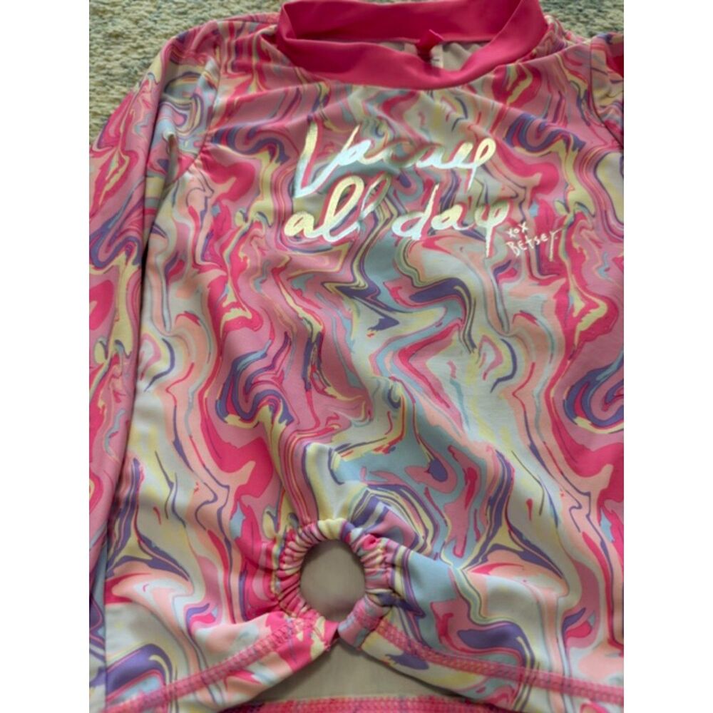 Betsey Johnson Long Sleeve Rash Guard - Picture 2 of 4